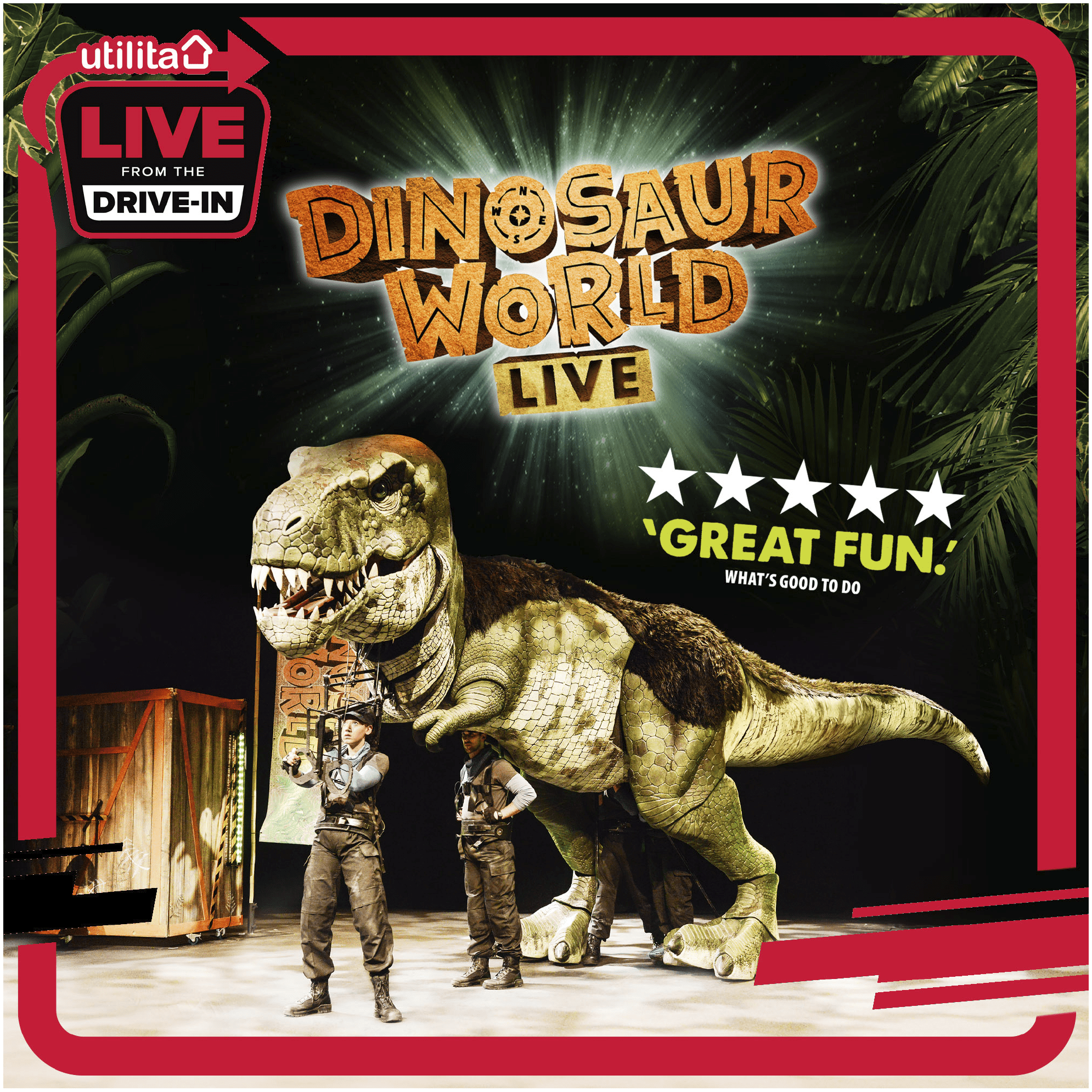 dinosaur live show near me